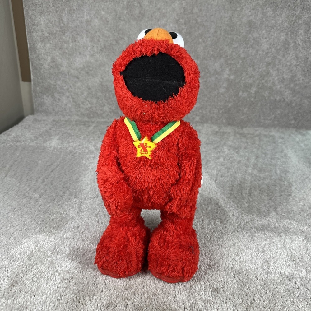 As Is Fisher-price Tickle Me Elmo Tmx Extra Special Edition Sesame (Not Working) - Picture 1 of 12